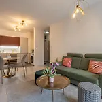 With Garage And Balcony In Center *