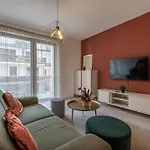 With Garage And Balcony In Center Apartament