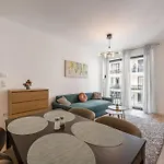 With Garage And Balcony In Center