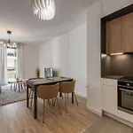 With Garage And Balcony In Center *