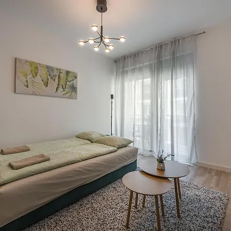 With Garage And Balcony In Center Apartment